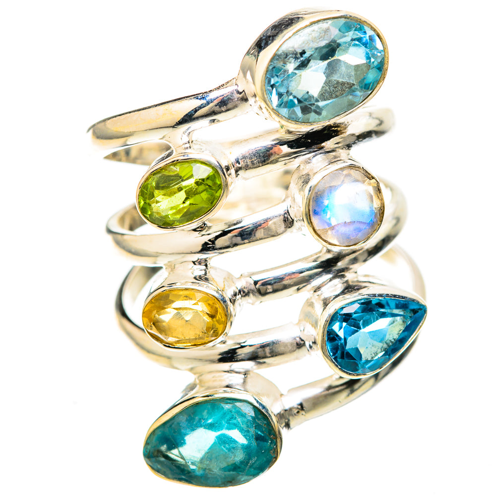 Blue Topaz Rings handcrafted by Anasilvercos - RING128635 - Photo 2