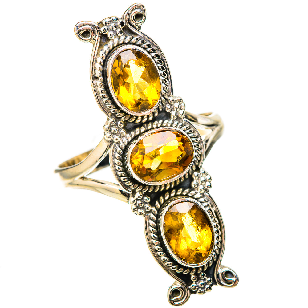 Citrine Rings handcrafted by Anasilvercos - RING128644 - Photo 2