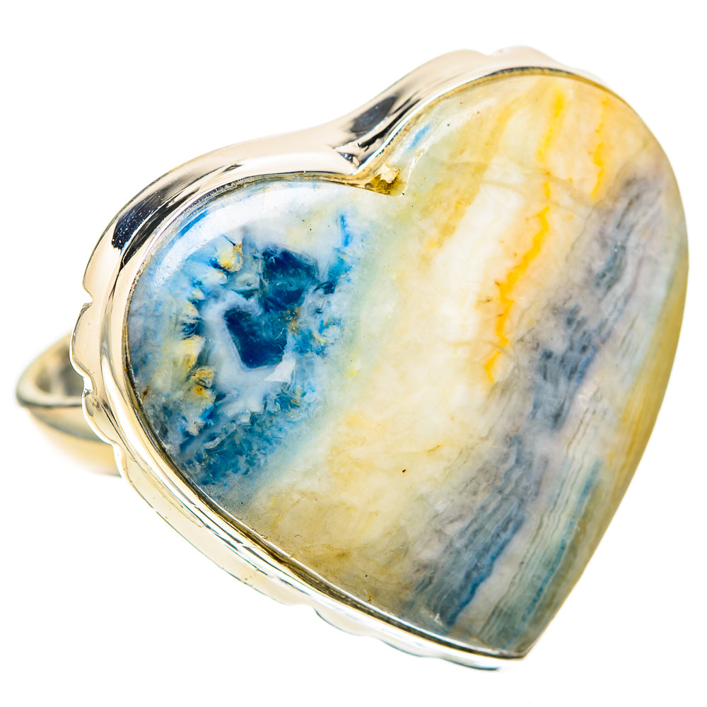 Blue Scheelite Rings handcrafted by Anasilvercos - RING128653 - Photo 2