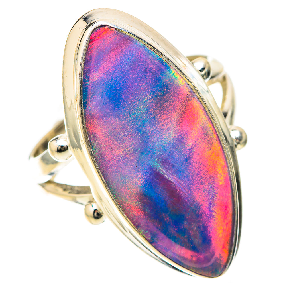 Aura Opal Rings handcrafted by Anasilvercos - RING128661 - Photo 2