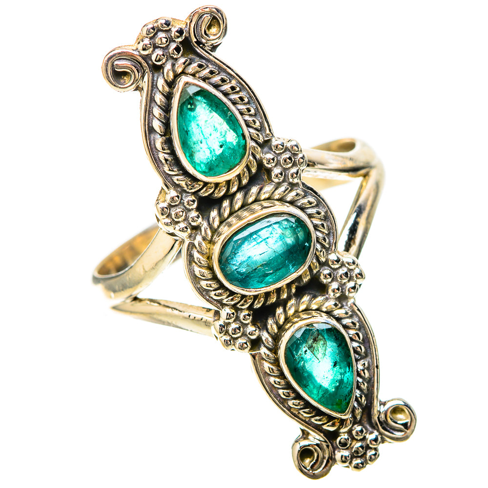 Zambian Emerald Rings handcrafted by Anasilvercos - RING128673 - Photo 2