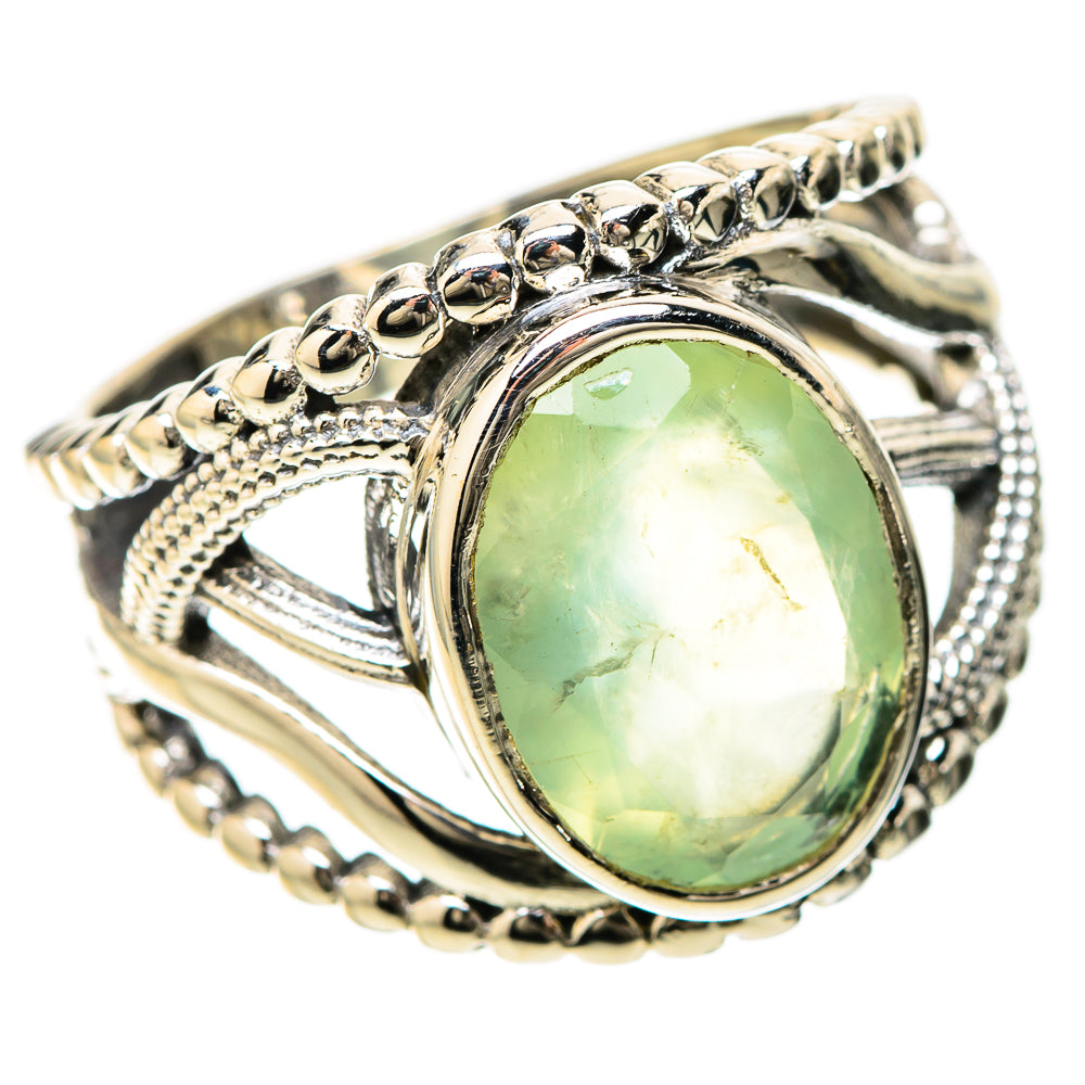 Prehnite Rings handcrafted by Anasilvercos - RING128674 - Photo 2