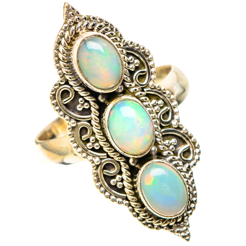 Ethiopian Opal Rings handcrafted by Anasilvercos - RING128682 - Photo 2
