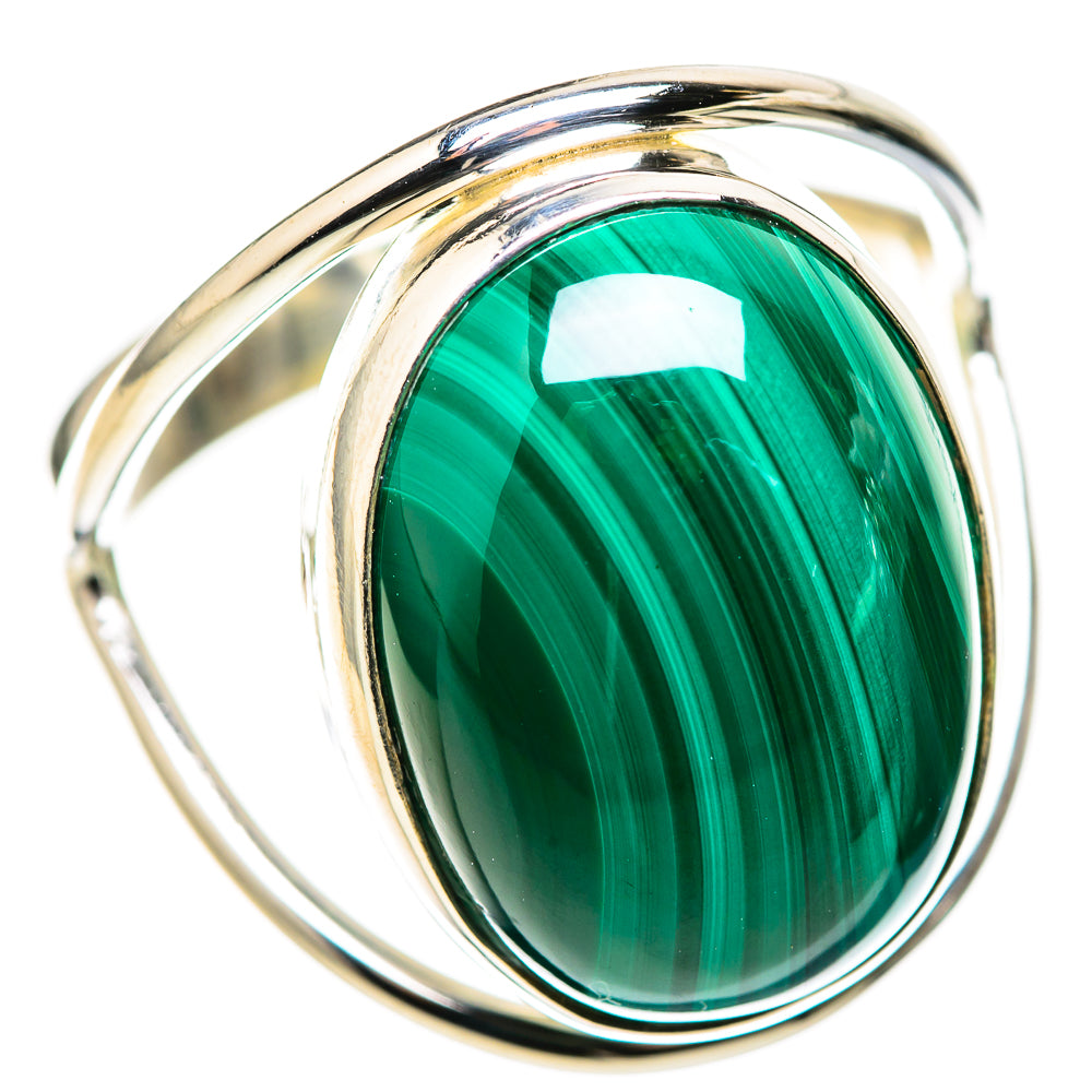 Malachite Rings handcrafted by Anasilvercos - RING128691 - Photo 2