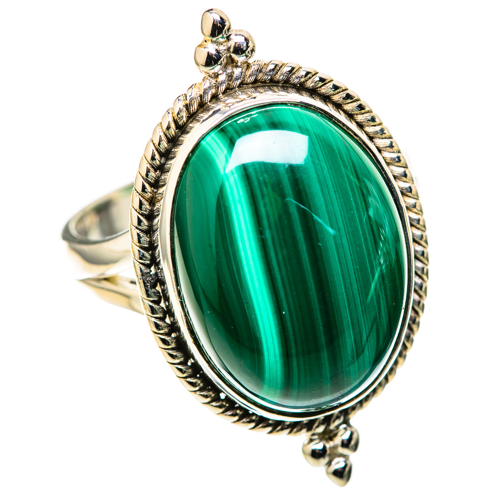 Malachite Rings handcrafted by Anasilvercos - RING128693 - Photo 2
