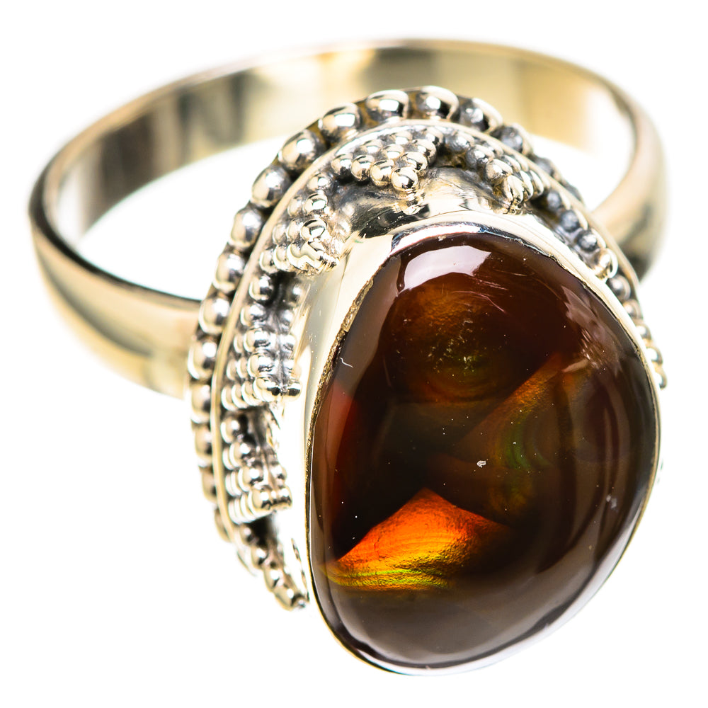 Mexican Fire Agate Rings handcrafted by Anasilvercos - RING128694 - Photo 2