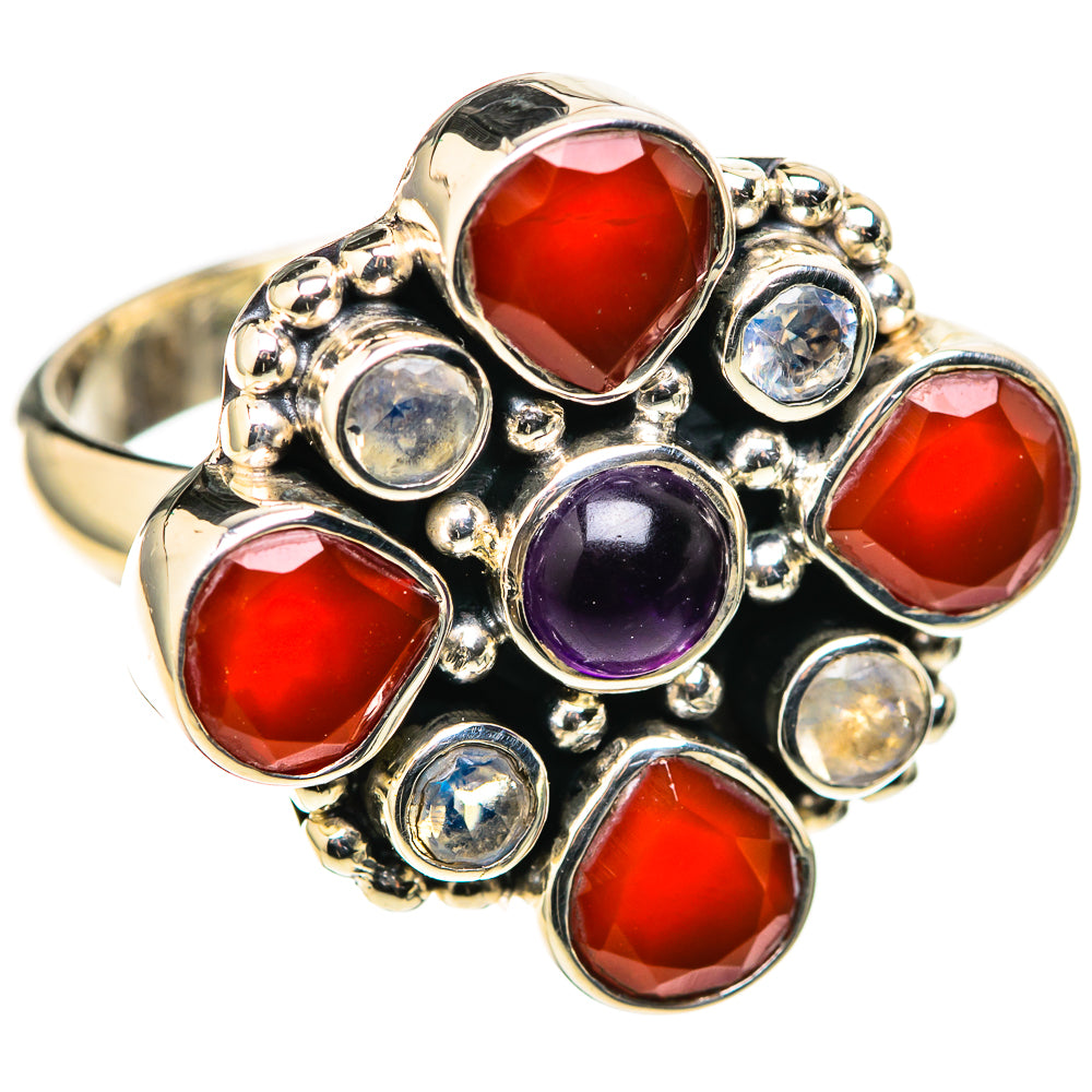 Red Onyx Rings handcrafted by Anasilvercos - RING128696 - Photo 2