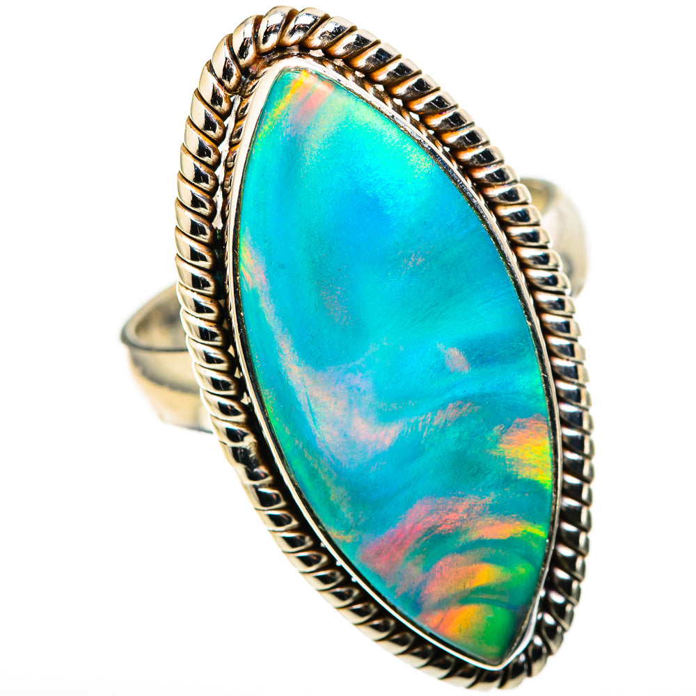 Aura Opal Rings handcrafted by Anasilvercos - RING128705 - Photo 2