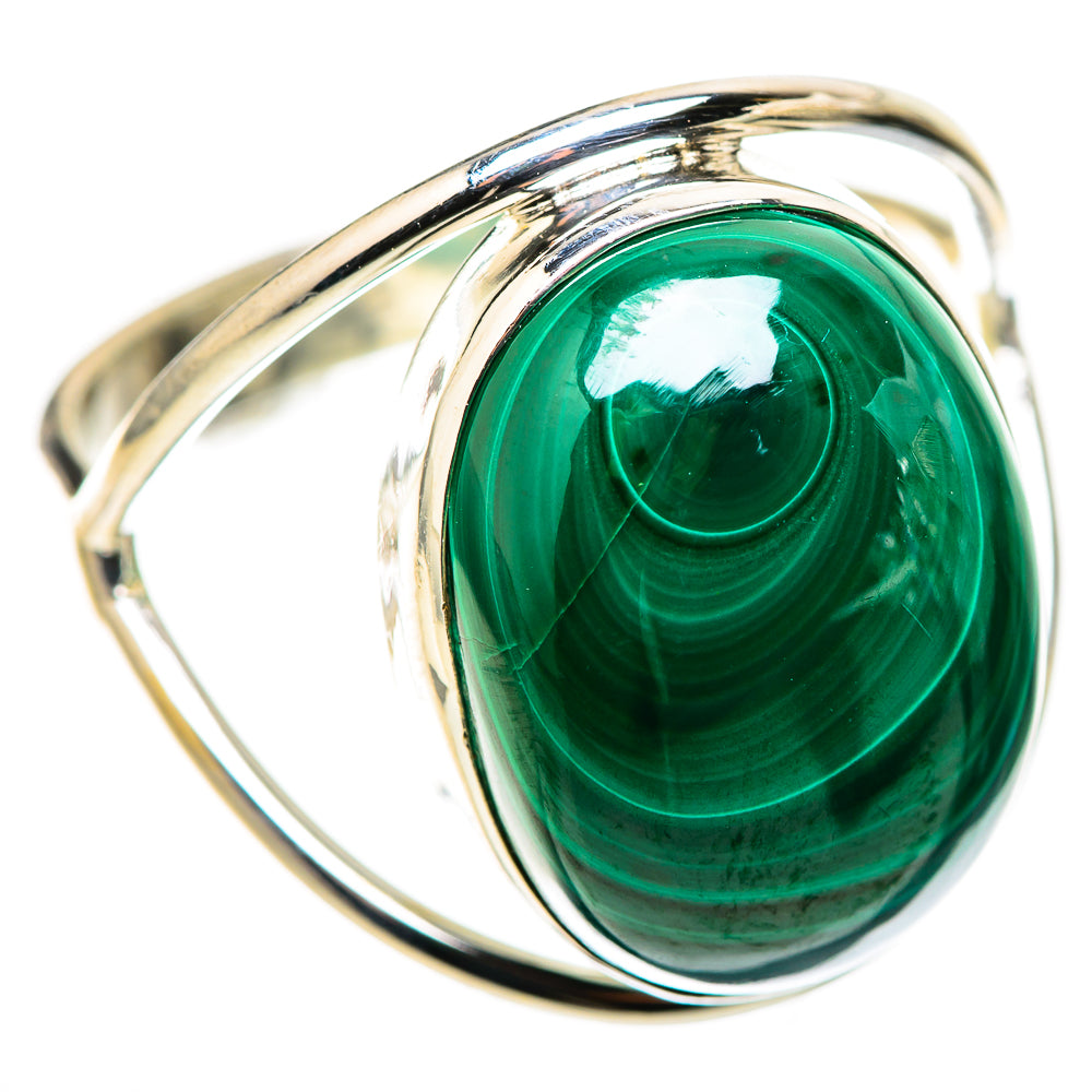Malachite Rings handcrafted by Anasilvercos - RING128740 - Photo 2