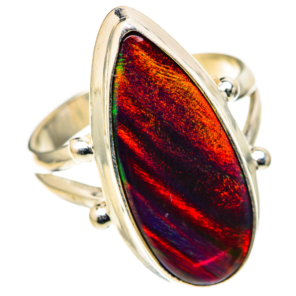 Aura Opal Rings handcrafted by Anasilvercos - RING128749 - Photo 2