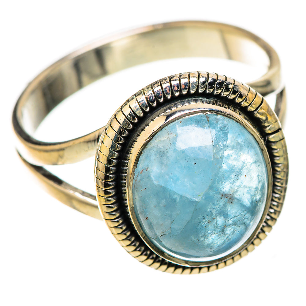 Aquamarine Rings handcrafted by Anasilvercos - RING128758 - Photo 2