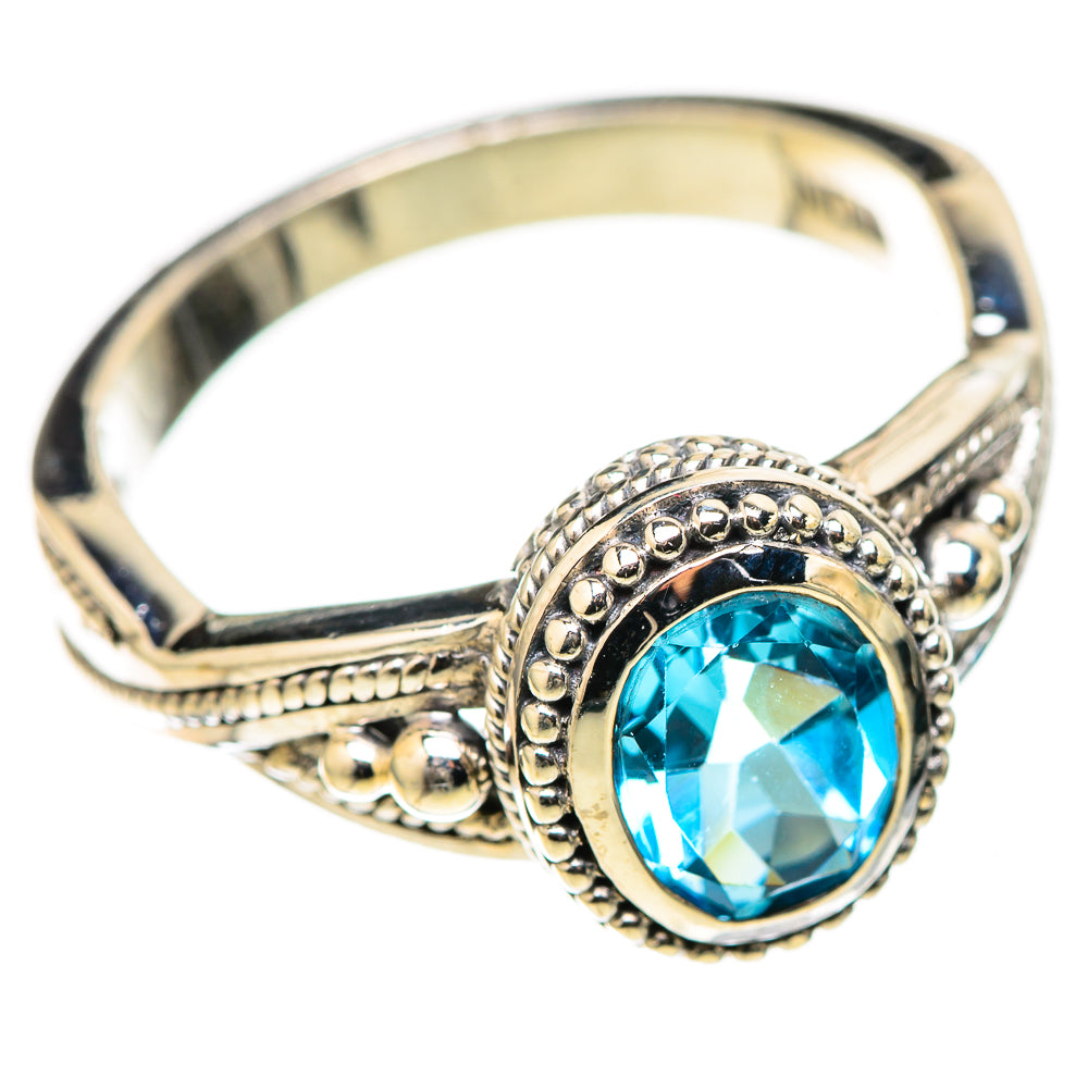 Blue Topaz Rings handcrafted by Anasilvercos - RING128762 - Photo 2