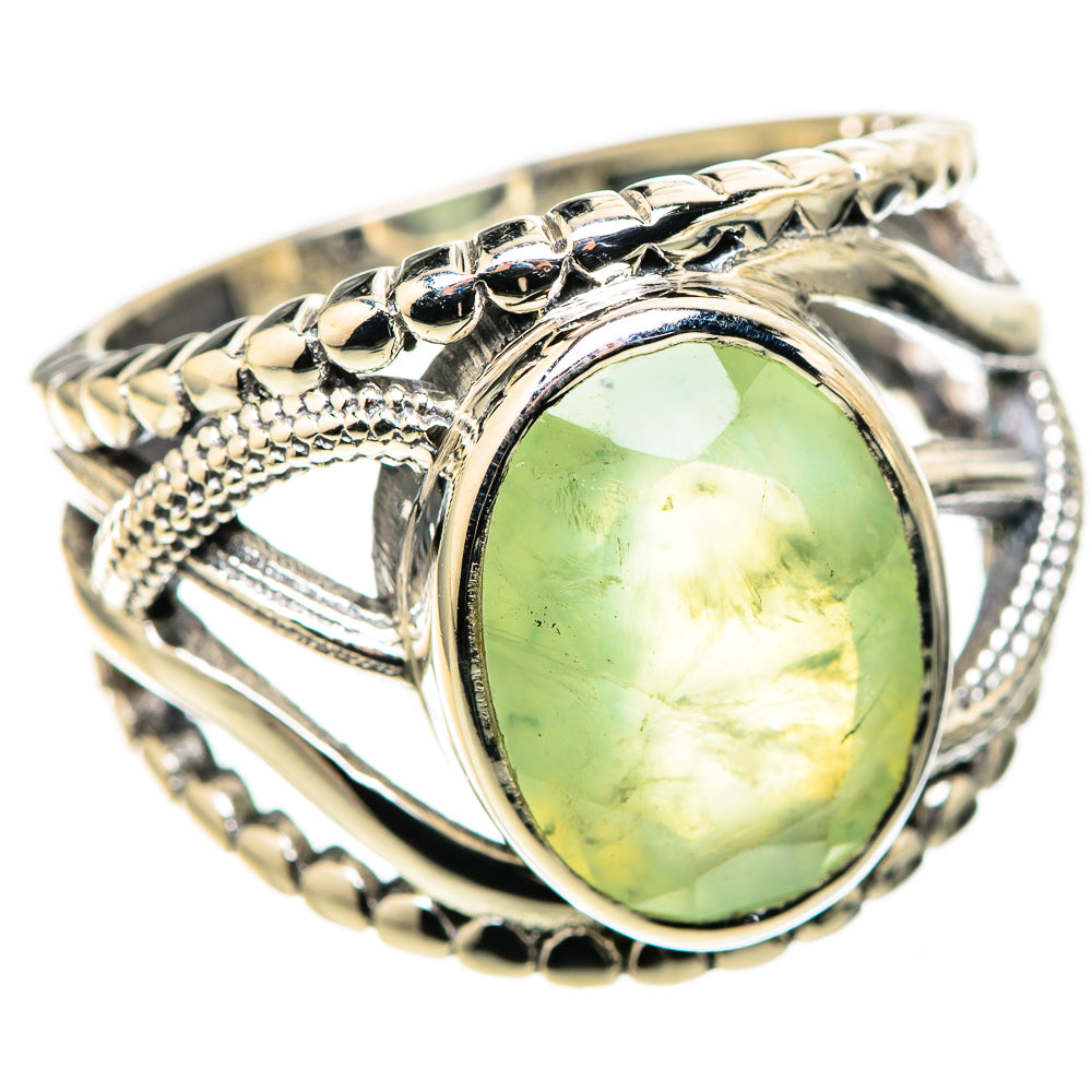 Prehnite Rings handcrafted by Anasilvercos - RING128765 - Photo 2