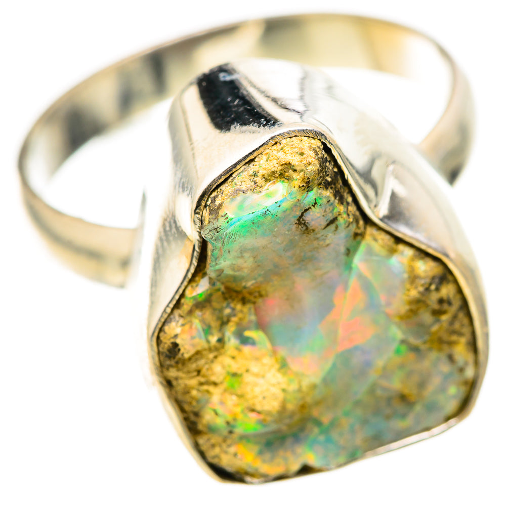 Ethiopian Opal Rings handcrafted by Anasilvercos - RING128779 - Photo 2