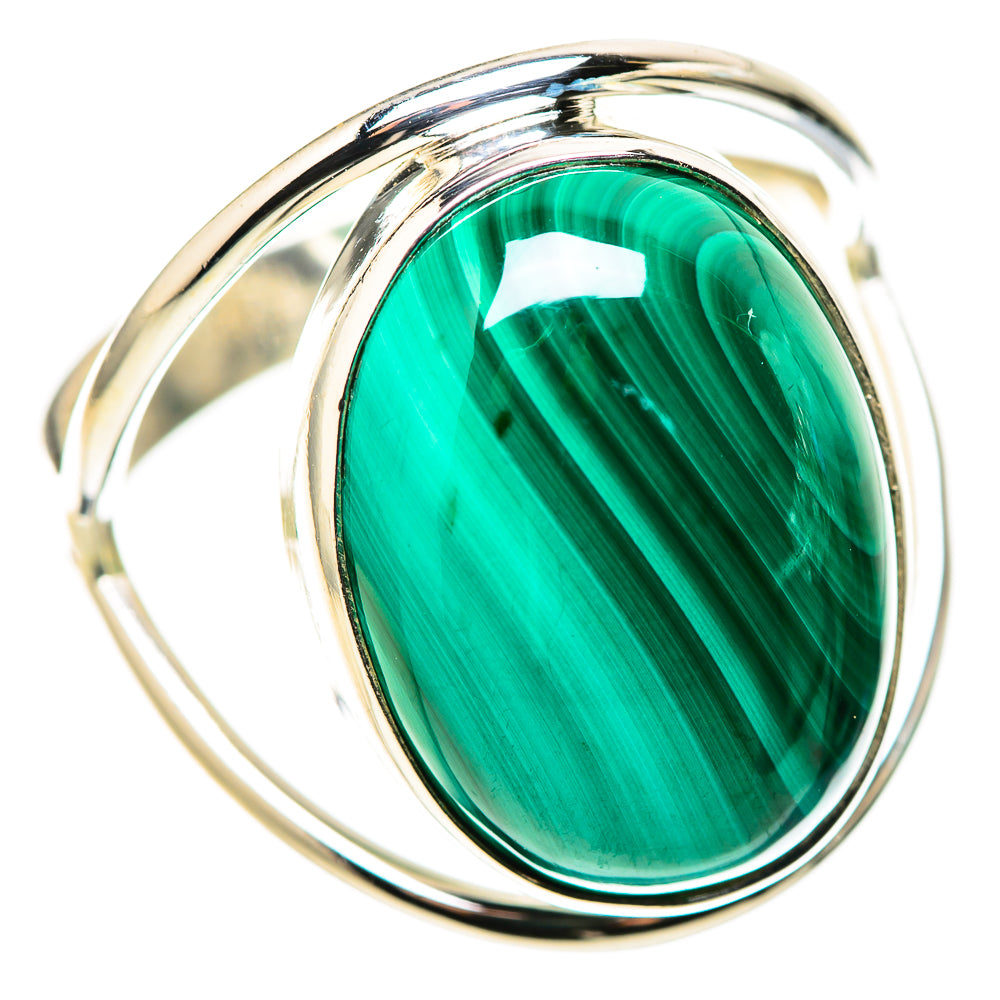 Malachite Rings handcrafted by Anasilvercos - RING128787 - Photo 2