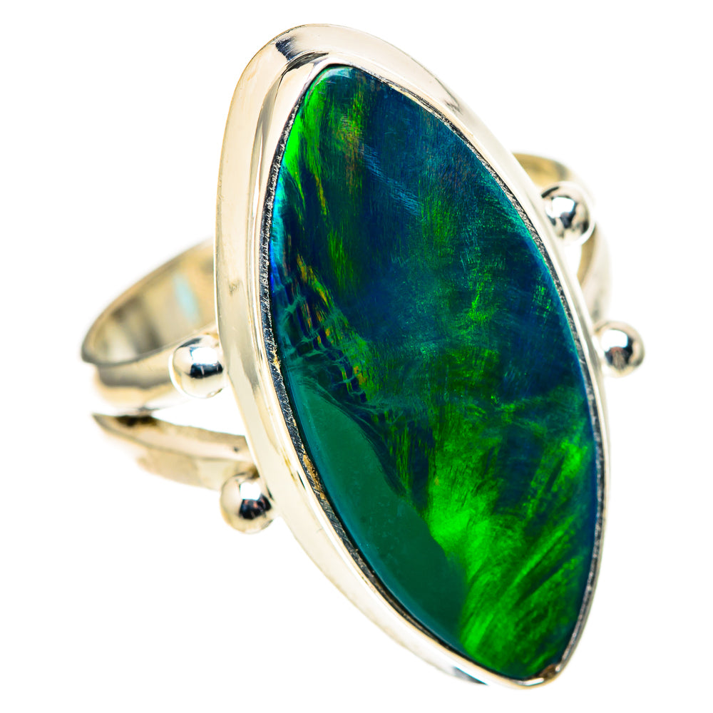 Aura Opal Rings handcrafted by Anasilvercos - RING128796 - Photo 2