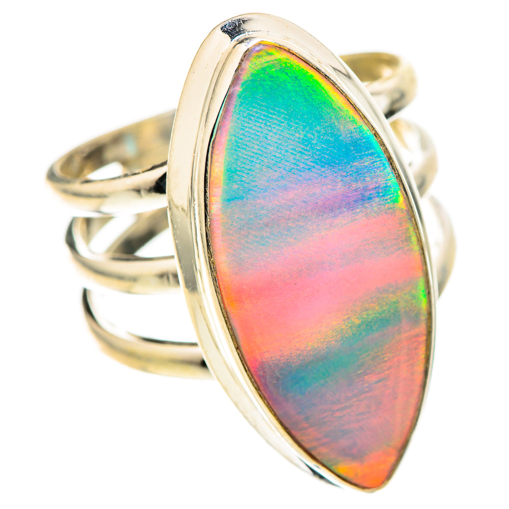 Aura Opal Rings handcrafted by Anasilvercos - RING128797 - Photo 2