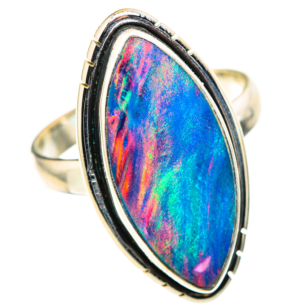 Aura Opal Rings handcrafted by Anasilvercos - RING128800 - Photo 2