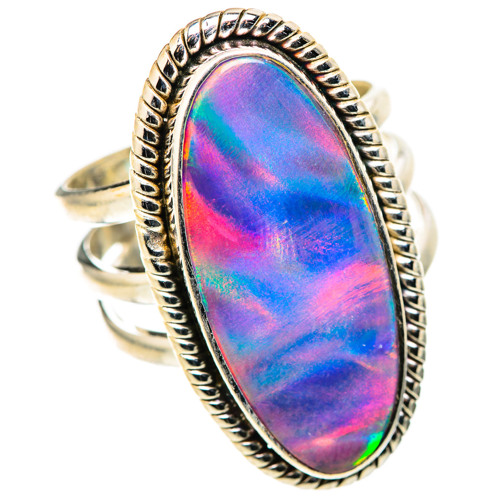 Aura Opal Rings handcrafted by Anasilvercos - RING128802 - Photo 2