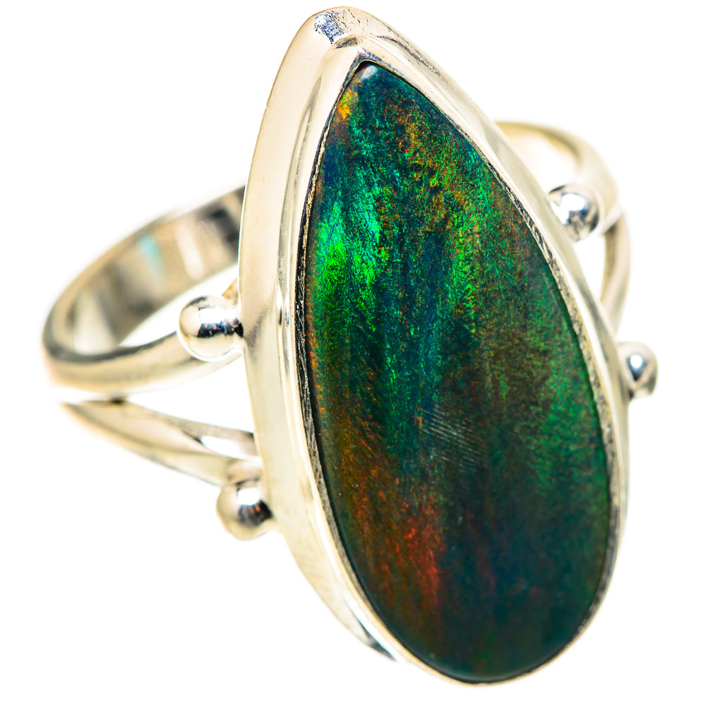 Aura Opal Rings handcrafted by Anasilvercos - RING128825 - Photo 2