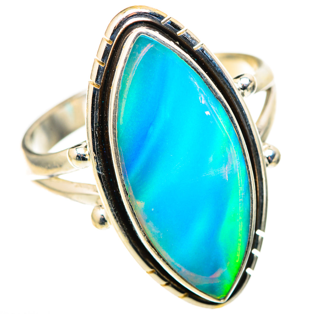 Aura Opal Rings handcrafted by Anasilvercos - RING128841 - Photo 2