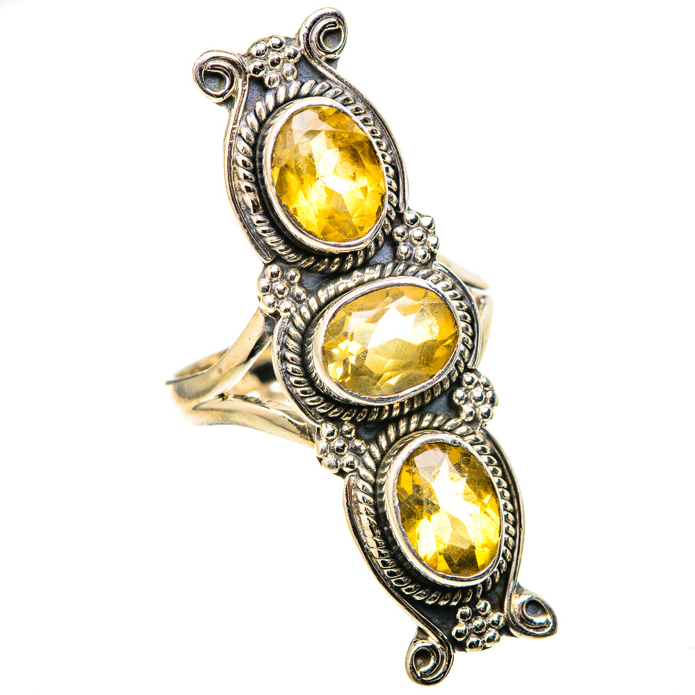 Citrine Rings handcrafted by Anasilvercos - RING128848 - Photo 2