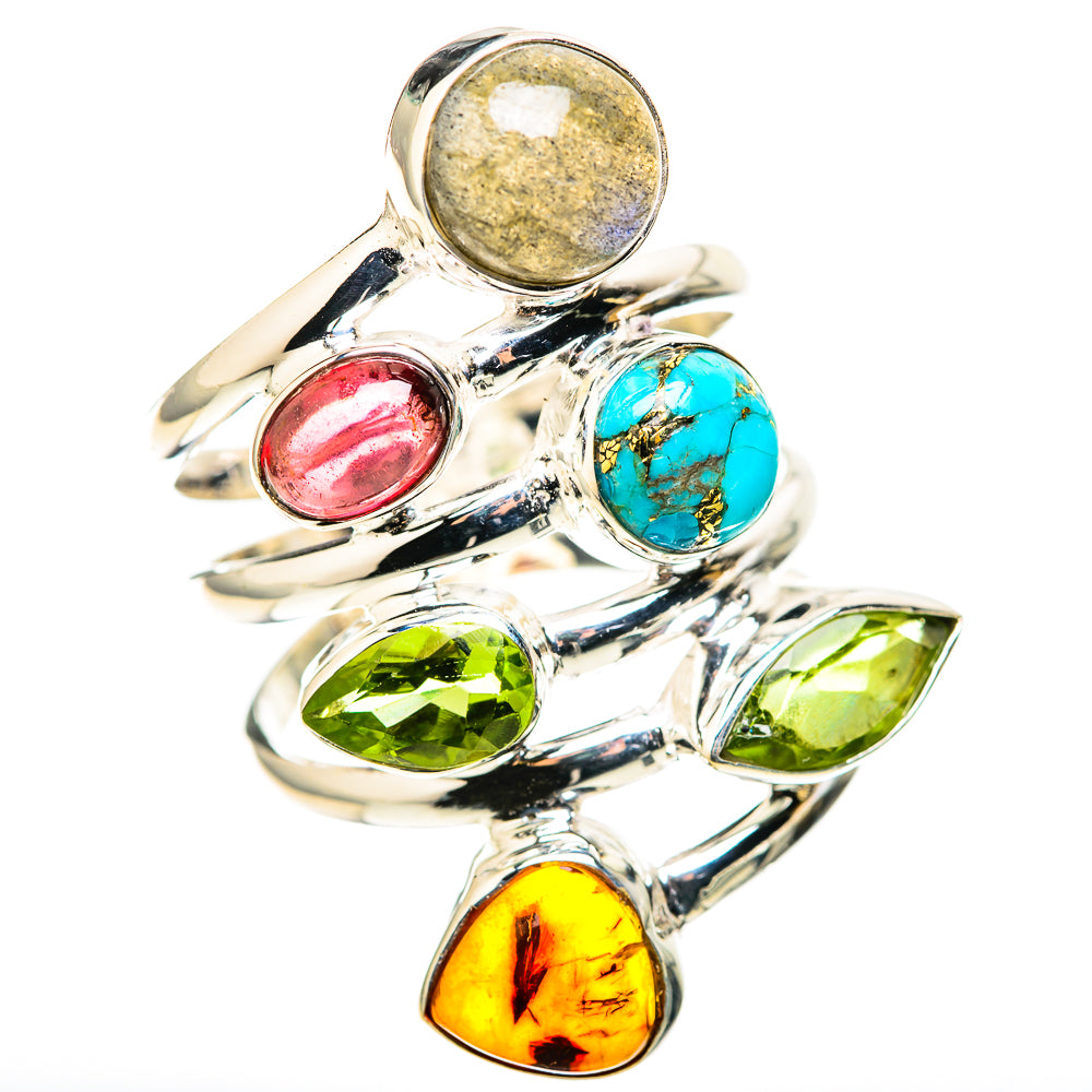 Labradorite Rings handcrafted by Anasilvercos - RING128874 - Photo 2