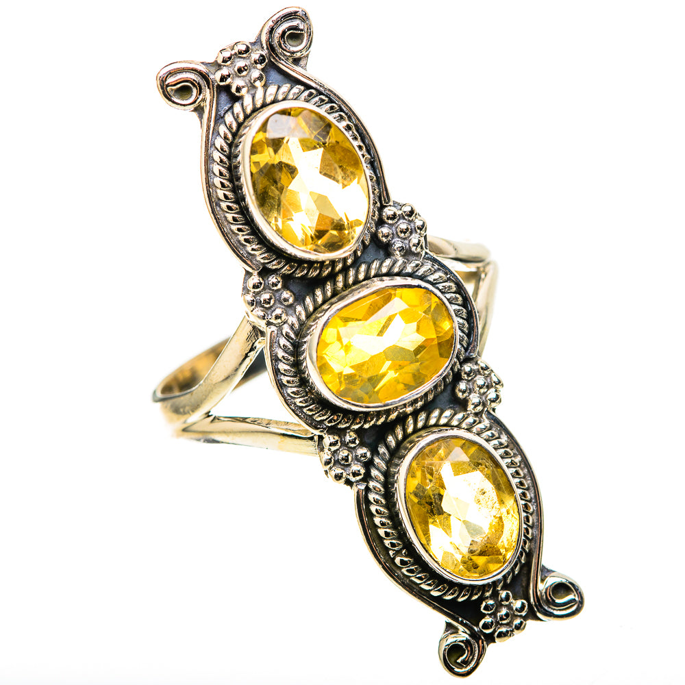 Citrine Rings handcrafted by Anasilvercos - RING128880 - Photo 2