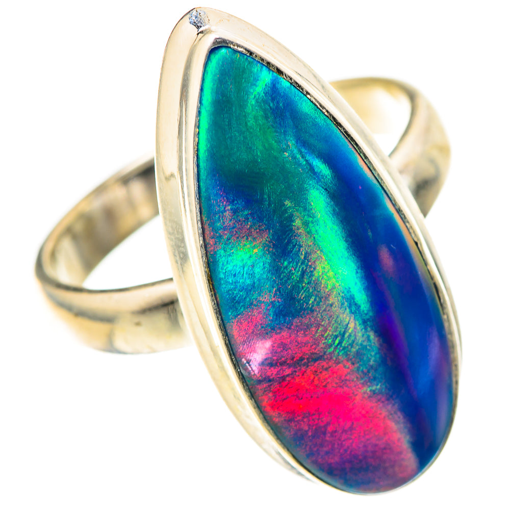 Aura Opal Rings handcrafted by Anasilvercos - RING128902 - Photo 2