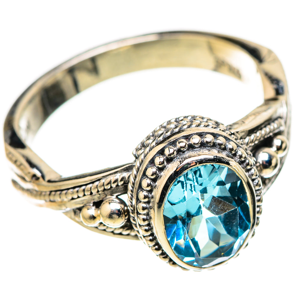 Blue Topaz Rings handcrafted by Anasilvercos - RING128930 - Photo 2