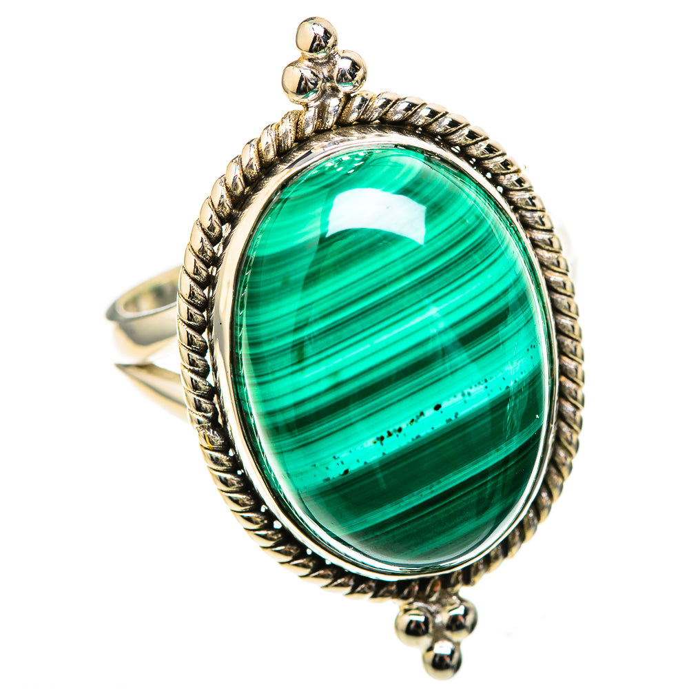 Malachite Rings handcrafted by Anasilvercos - RING128984 - Photo 2