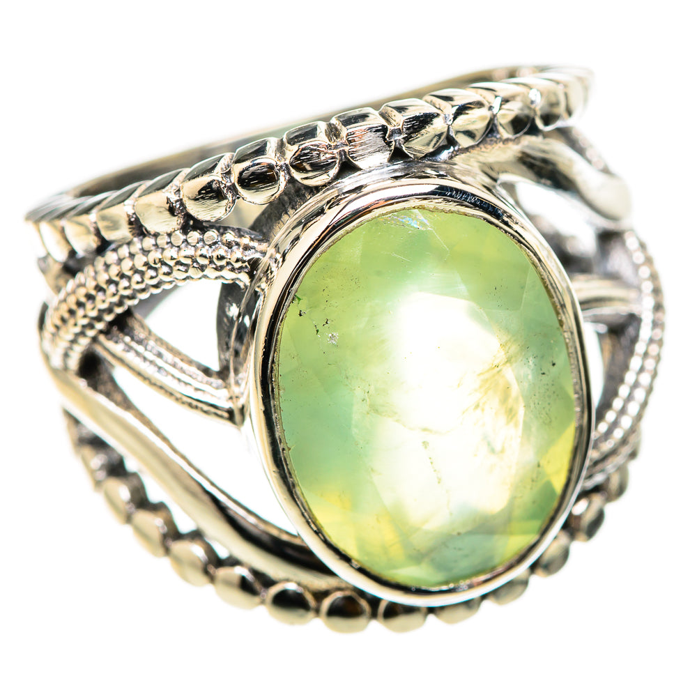 Prehnite Rings handcrafted by Anasilvercos - RING129008 - Photo 2