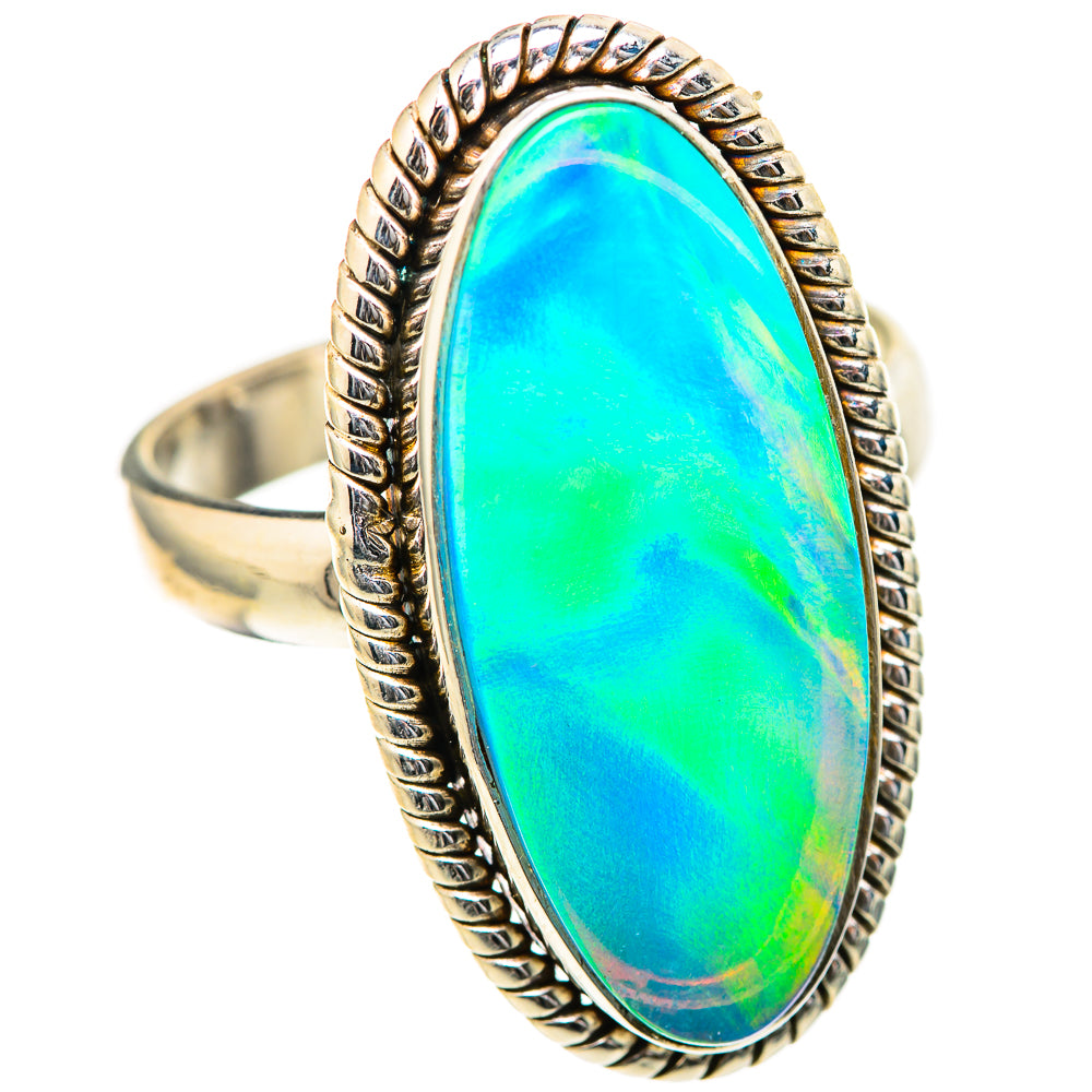 Aura Opal Rings handcrafted by Anasilvercos - RING129018 - Photo 2