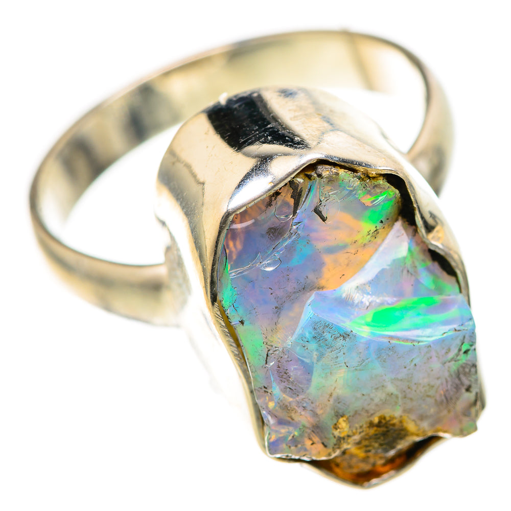 Ethiopian Opal Rings handcrafted by Anasilvercos - RING129019 - Photo 2