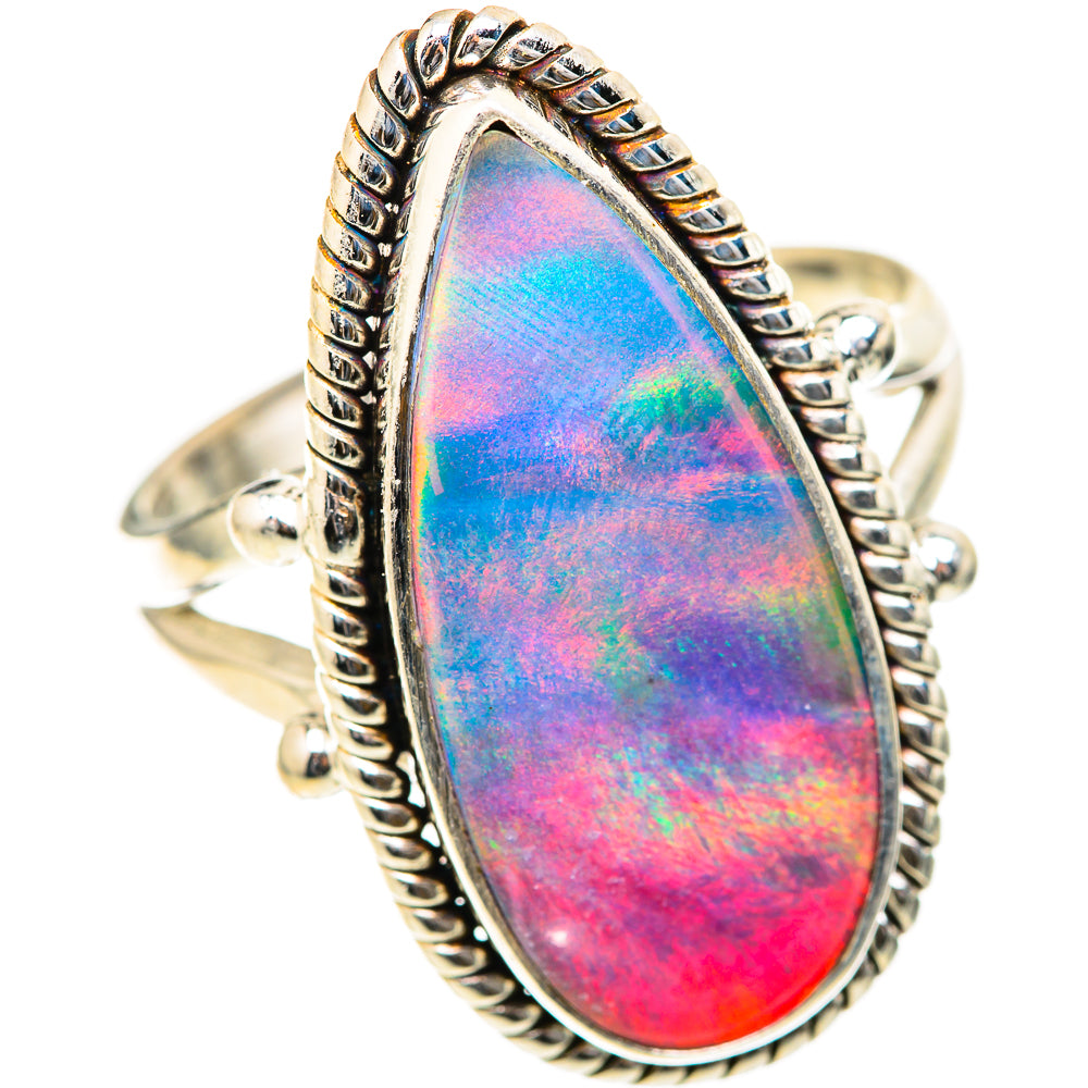 Aura Opal Rings handcrafted by Anasilvercos - RING129041 - Photo 2