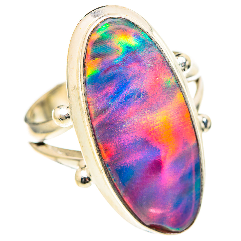 Aura Opal Rings handcrafted by Anasilvercos - RING129059 - Photo 2