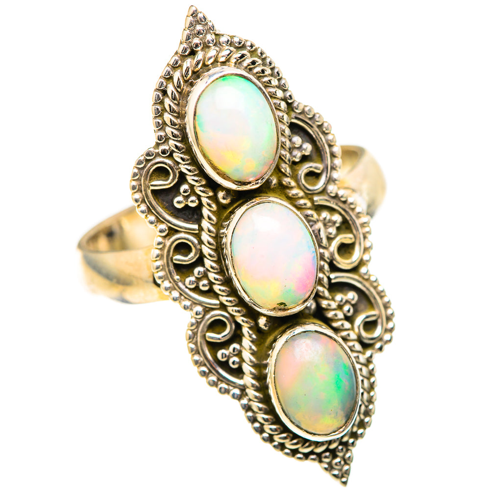 Aura Opal Rings handcrafted by Anasilvercos - RING129060 - Photo 2