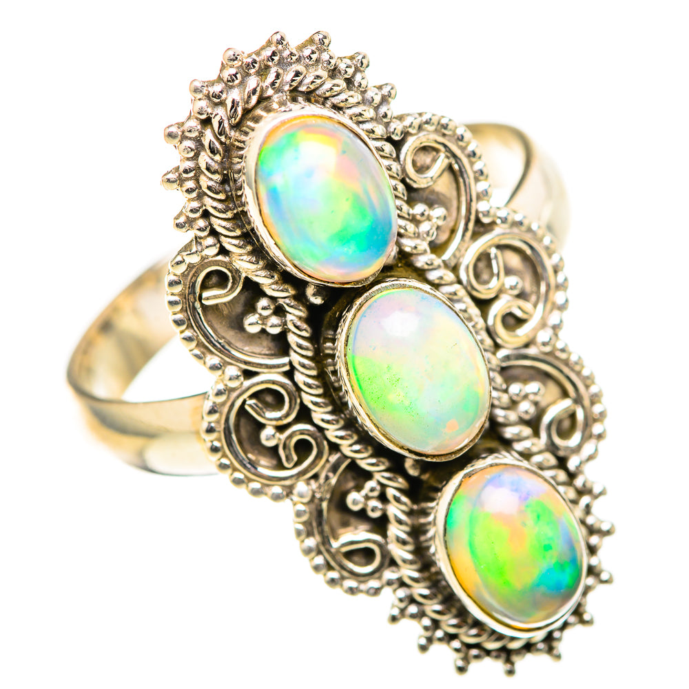 Aura Opal Rings handcrafted by Anasilvercos - RING129061 - Photo 2