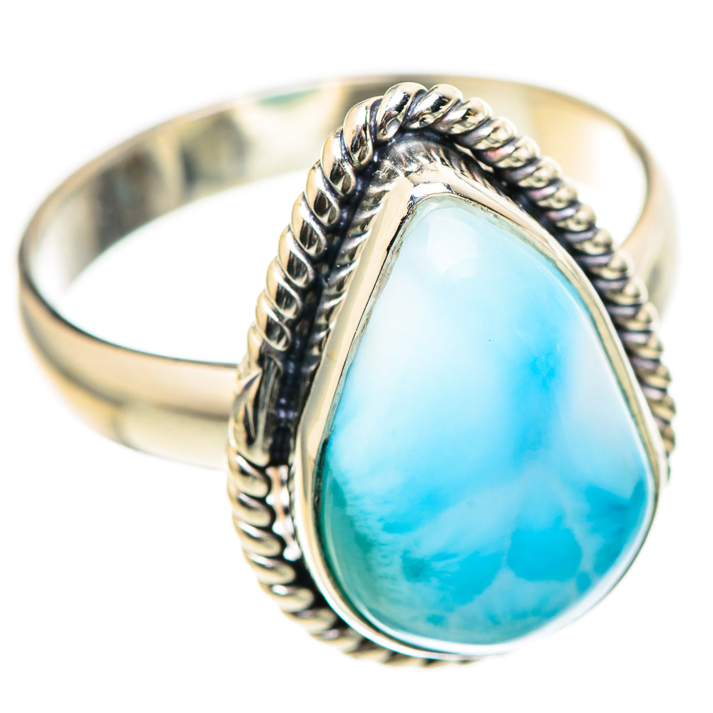 Larimar Rings handcrafted by Anasilvercos - RING129080 - Photo 2