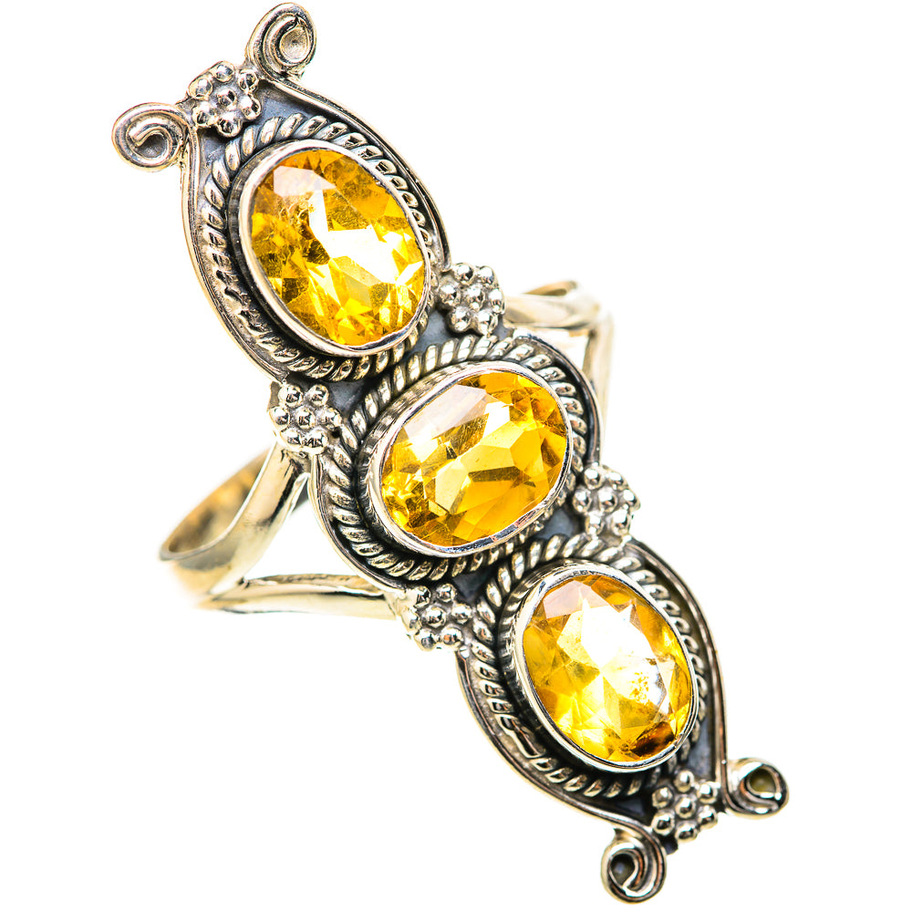 Citrine Rings handcrafted by Anasilvercos - RING129091 - Photo 2