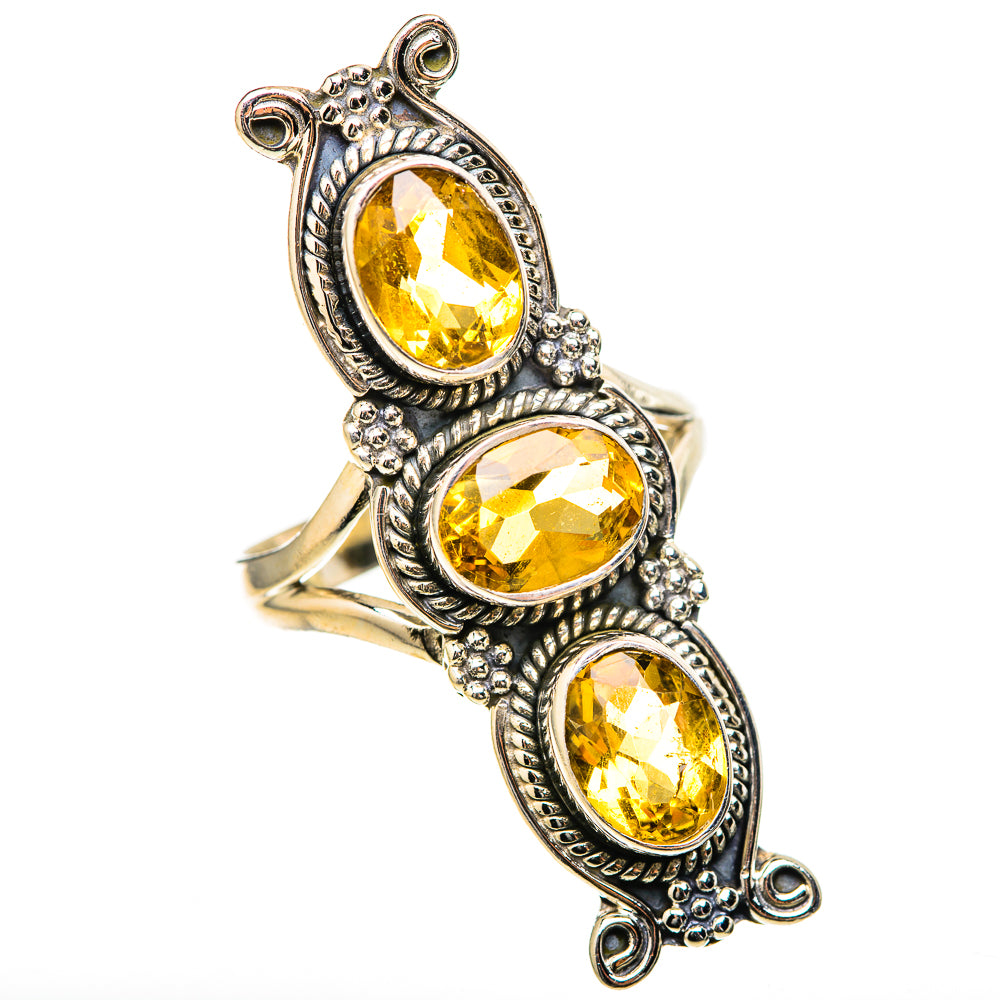Citrine Rings handcrafted by Anasilvercos - RING129098 - Photo 2