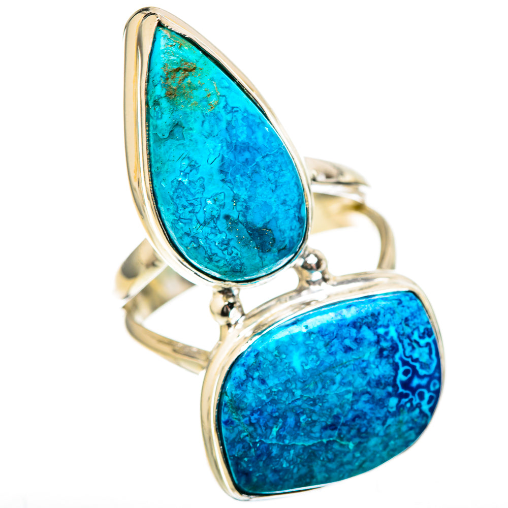 Chrysocolla Rings handcrafted by Anasilvercos - RING129103 - Photo 2
