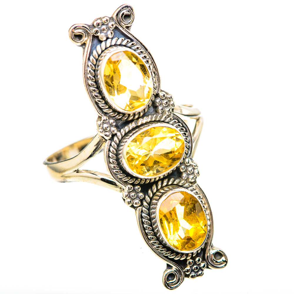 Citrine Rings handcrafted by Anasilvercos - RING129108 - Photo 2