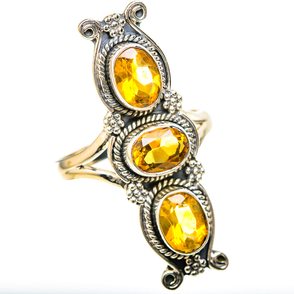 Citrine Rings handcrafted by Anasilvercos - RING129116 - Photo 2