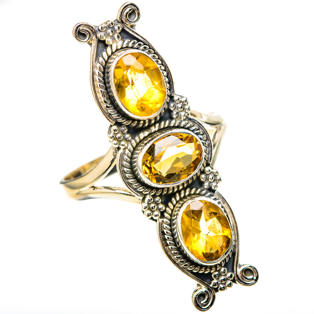 Citrine Rings handcrafted by Anasilvercos - RING129124 - Photo 2