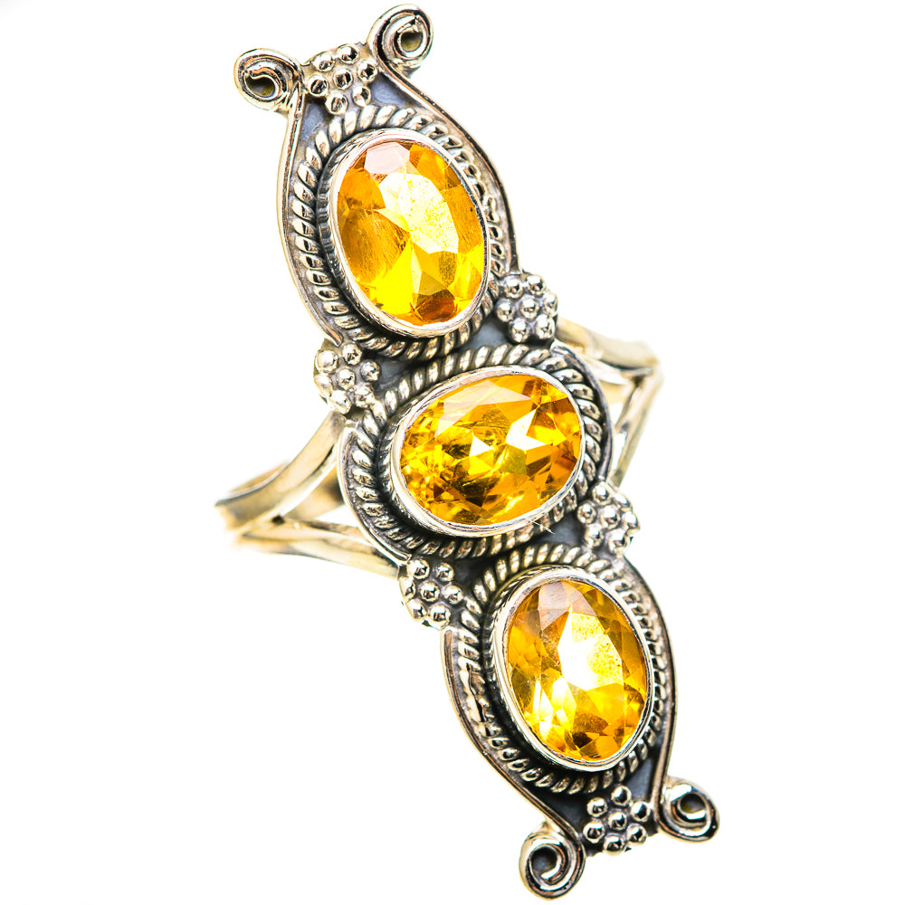 Citrine Rings handcrafted by Anasilvercos - RING129130 - Photo 2