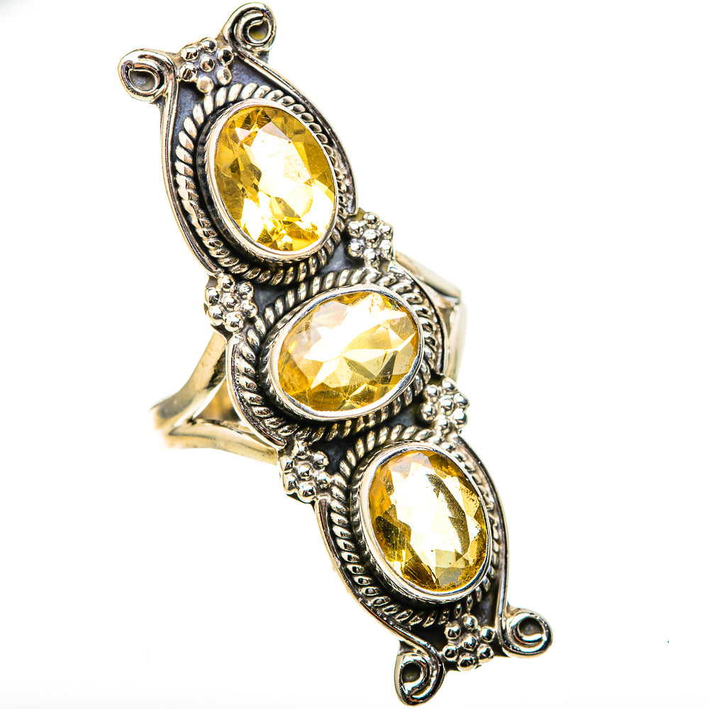 Citrine Rings handcrafted by Anasilvercos - RING129134 - Photo 2