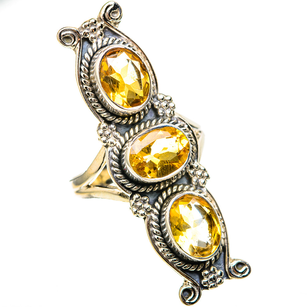 Citrine Rings handcrafted by Anasilvercos - RING129145 - Photo 2