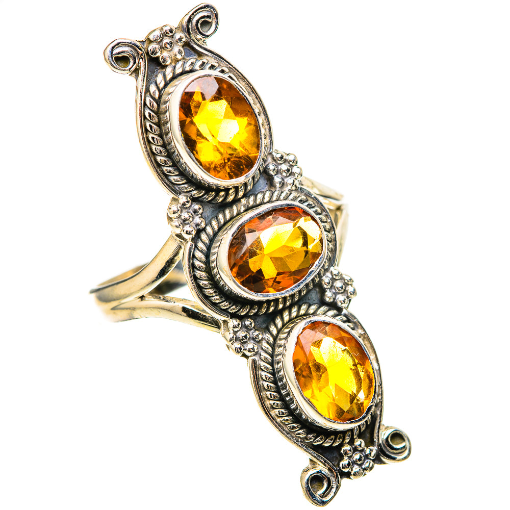 Citrine Rings handcrafted by Anasilvercos - RING129146 - Photo 2