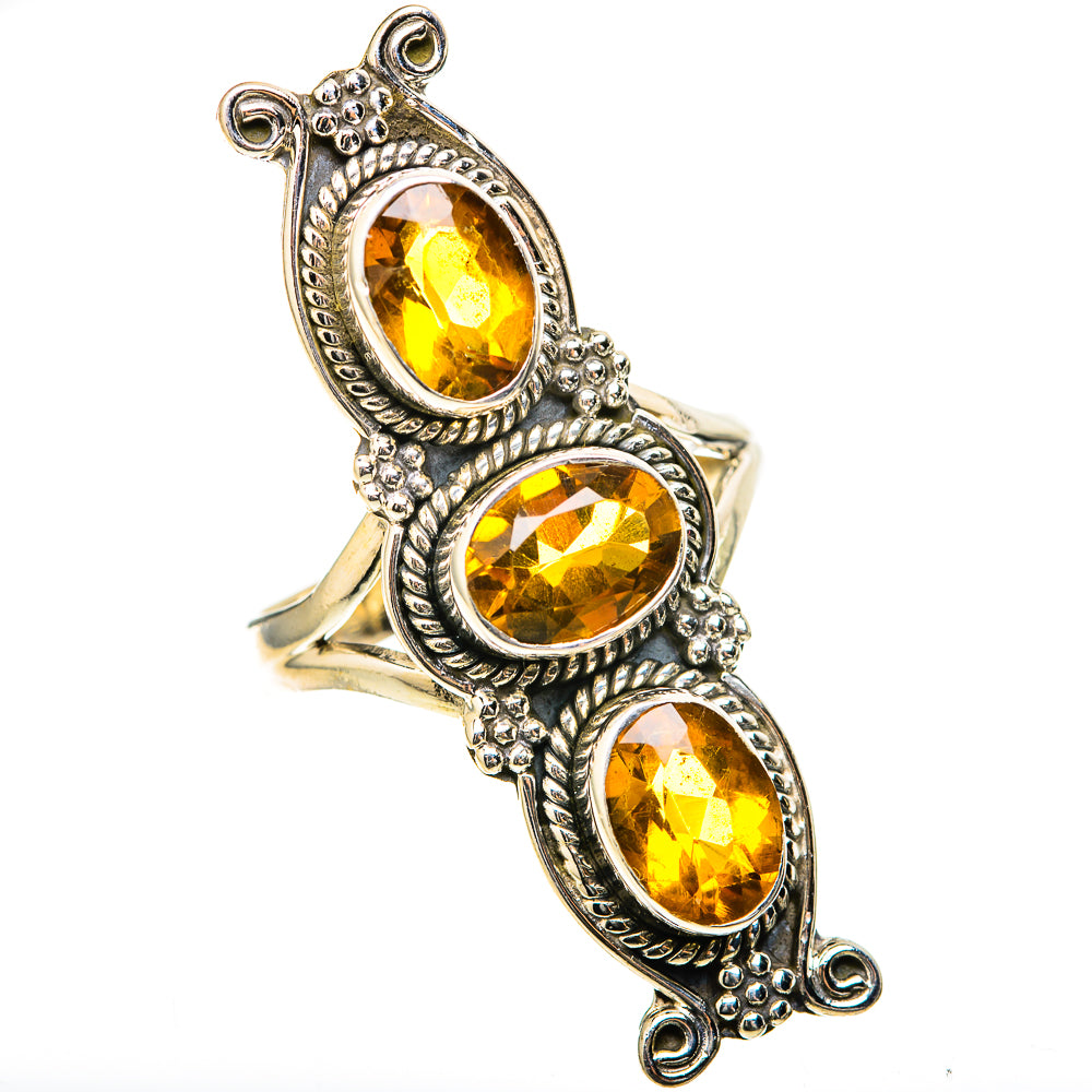 Citrine Rings handcrafted by Anasilvercos - RING129149 - Photo 2
